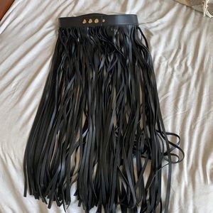 Fringe Skirt Belt
